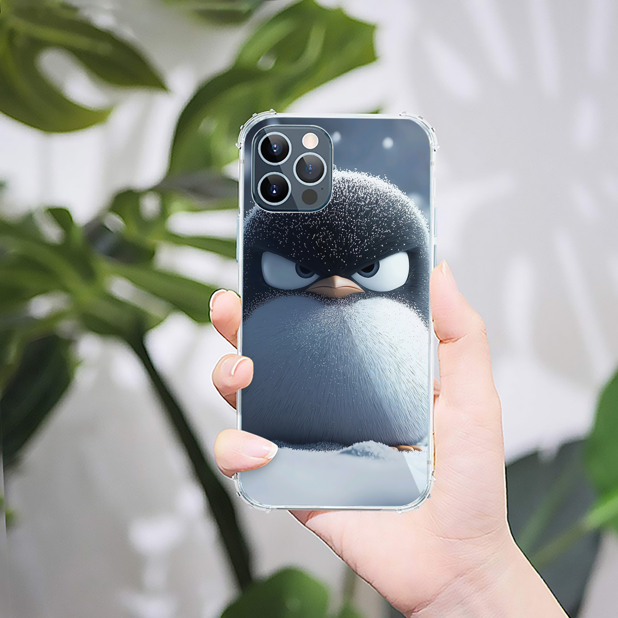 （画像用） Angry Birds アングリーバード 【iPhone 12シリーズ対応】透明スマホケース（クリアソフトケース）